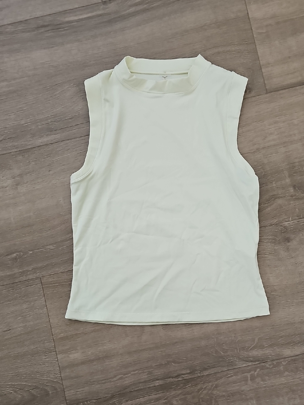 RHONE Sleeveless Mock Neck Tank - Lemon Mist